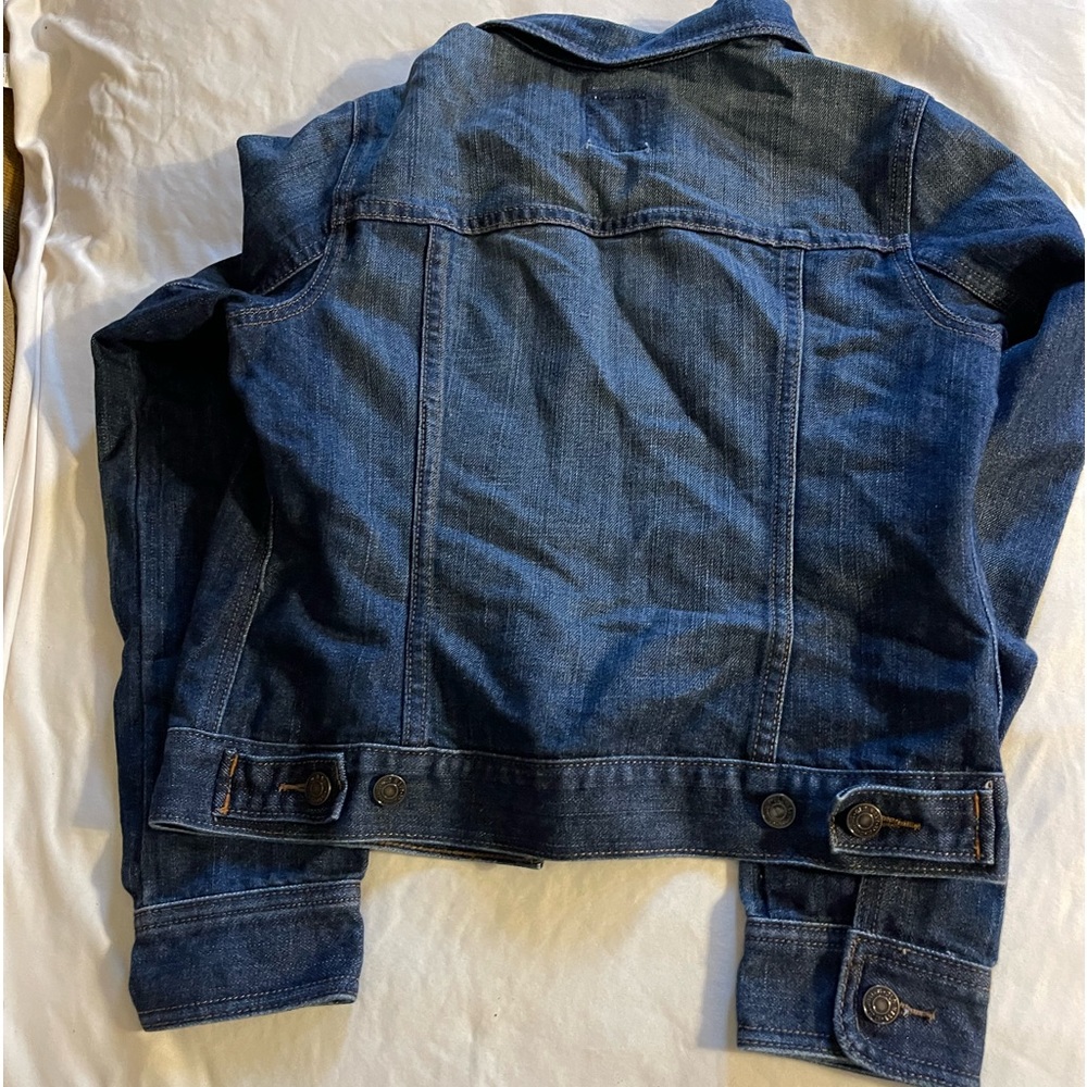 Old Navy Blue Jean Jacket Women’s Medium - Picture 2 of 2